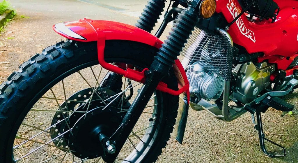 CT125ハンターカブにIRC GP-22を履かせて見たのよ。